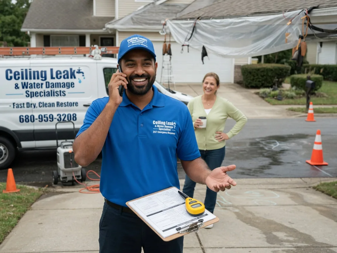 Ceiling Leak Cleanup River Grove, IL FAQs